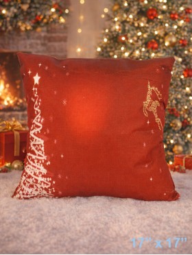 Christmas Spirit Cushion W/ Filler